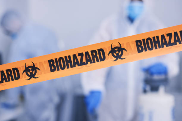 Professional Biohazard technician working in Omaha, AR